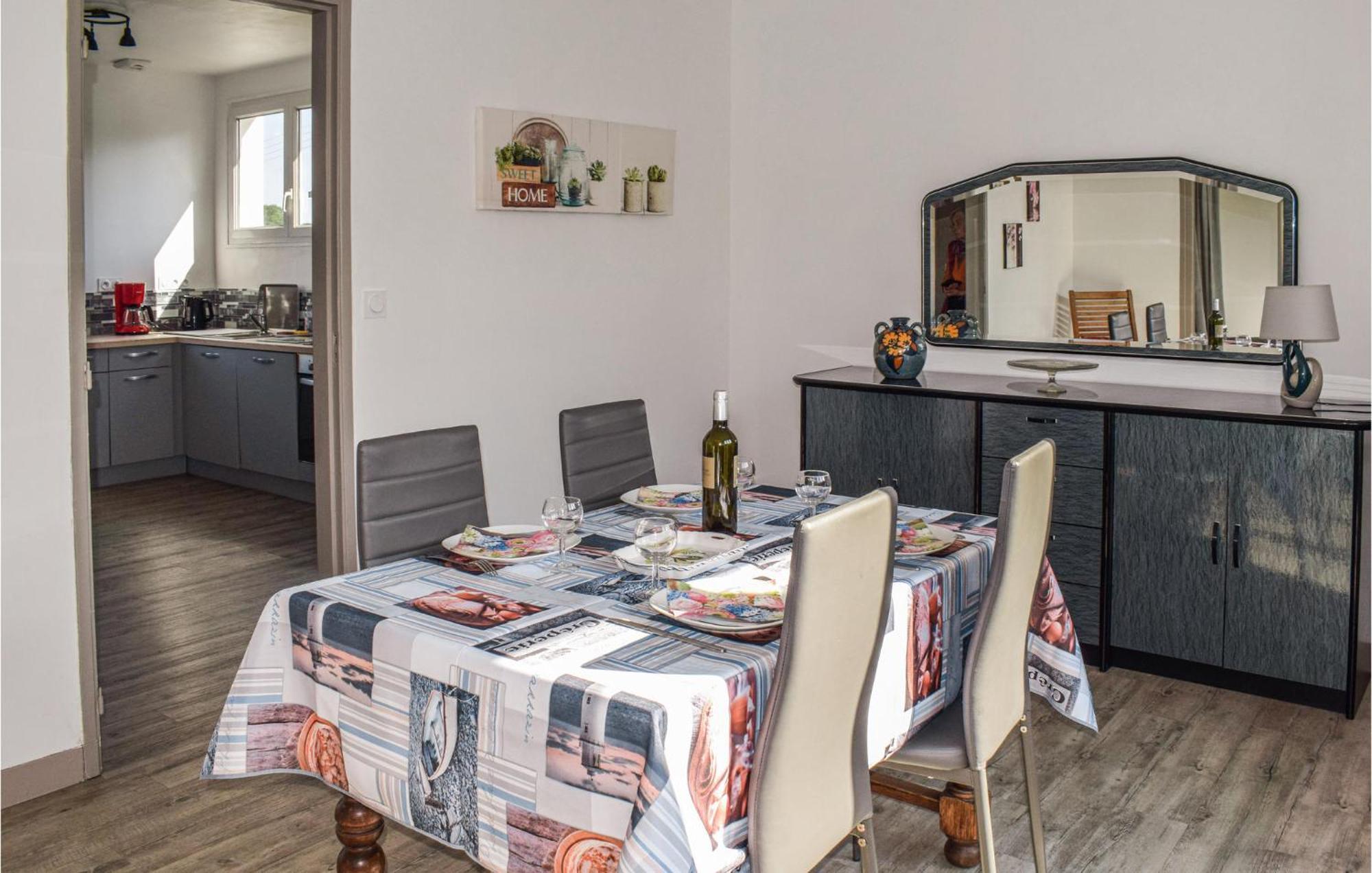 Beautiful Home In Plouha With Kitchen Exterior foto
